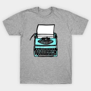 Vintage Typewriter: Old Fashioned Retro Hipster T-Shirt T-Shirt